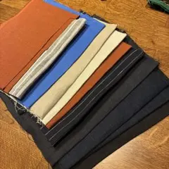 リネン生地　ハギレ　O