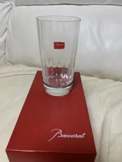 【新品・未使用】Baccarat クリスタル ストレートベースグラス