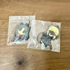 一番くじ Fate ラバーストラップ セイバーオルタ + 遠坂凛
