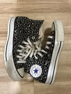 Converse ヒョウ柄 ハイカットスニーカー23.5