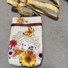 ハンドメイド　スマホショルダー