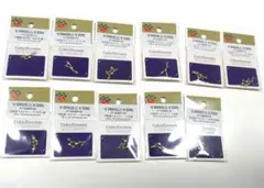 星座金属パーツ キュービックジルコニアセット