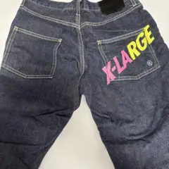 X-LARGE ダークデニム ジーンズ 30