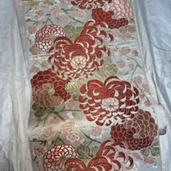 華やかな菊の花柄 袋帯