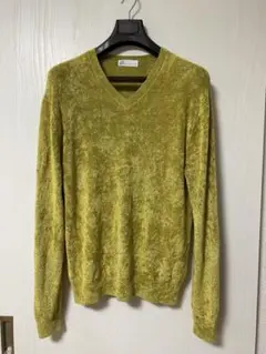 【美品】ZERO by TORNADO MART モールヤーンVネックニットのサムネイル