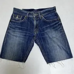 TRUE RELIGION（トゥルーレリジョン）カットオフ デニムハーフパンツのサムネイル