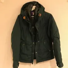限定完売カラー！ノースフェイスパープルレーベルダウンジャケットS/ダークグリーン