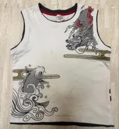 STRANGE HEAVEN ドラゴン 鯉 Tシャツ 140