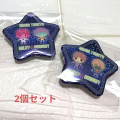 銀河特急ミルキー☆サブウェイ 星形缶バッジ 2個セット