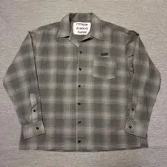 TTT MSW AW23 Open collar shirt グレーチェックのサムネイル