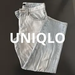 【UNIQLO】ユニクロ ジーパン デニム ストレート ワイド24インチ61㎝