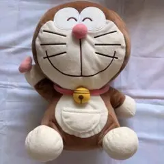 希少・BIG】ドラえもん ぬいぐるみ 茶色 ハート目 ショコラ 約40cm