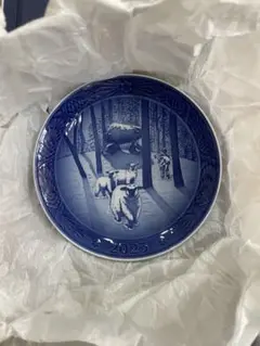 未使用✨ロイヤルコペンハーゲン 2023年 イヤープレート 箱付き クリスマス ROYAL COPENHAGEN 未使用保管品 ロイヤルコペンハーゲン イヤー
