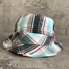 cy105帽子　バケットハット　ハット　黒　水色　白　赤　茶　90s Y2K