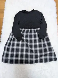 COMME CA ISM 長袖ワンピース 130