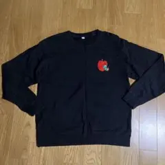 graniph はらぺこあおむし　刺繍 スウェット L