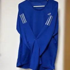 adidas 長袖 ランニングシャツ 2XO ブルー ♪14