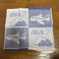 ANA タオルハンカチ 飛行機と雲