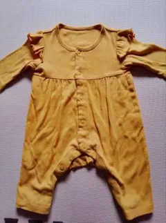 まよさん様専用イエロー フリルロンパース 60cm