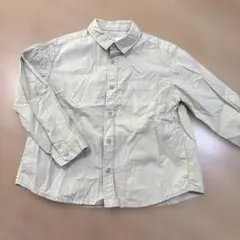 美品　クゥオティユースフィス　100サイズ 長袖シャツ 100%コットン