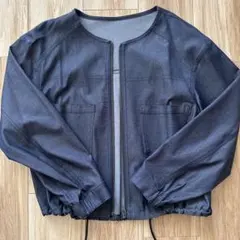 COMME CA ISMノーカラー ブルゾン 9号