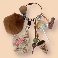 ジェリーキャラクターキーホルダー トムとジェリー じゃらじゃらキーホルダー