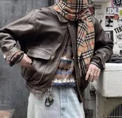 希少XL/23年】ALLSAINTS ADAM レザージャケット カスタム済 - メルカリ