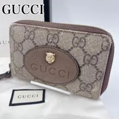 GUCCI GGスプリーム ナイトクーリエ コインケース ラウンドファスナー
