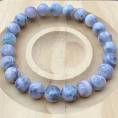 天然石ブレスレット 高品質 パープルラリマー