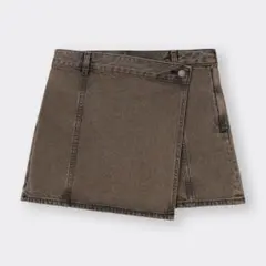 GU デニムラップスコート