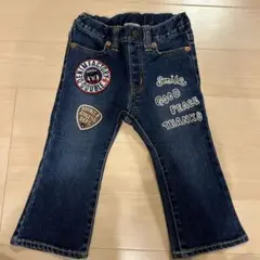 DOUBLE.B ミキハウス　ダブルビー　デニムパンツ 美品　90cm