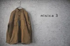 nisica プルオーバーシャツ キャメル サイズ3 新品未使用のサムネイル