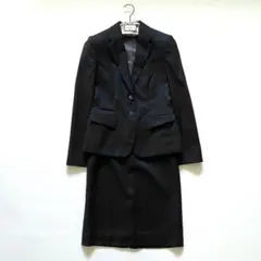 Miss junkoリクルートスーツ スカートスーツ ビジネス フォーマル 黒S