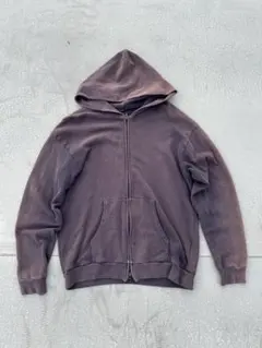 vintage double zip hoodie 茄子コン