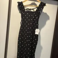 GRL サロペット　ドット