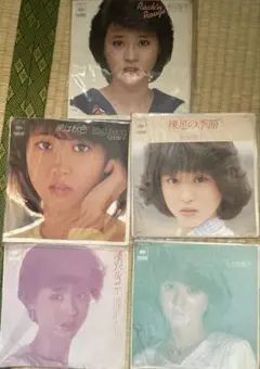 [Back Then EP] 마츠다 세이코 싱글 레코드 5장 세트 대량판매 (베어풋 시즌/기타)