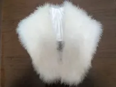 【成人式] ファーショール ホワイト