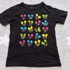 【最安値】ミッキーマウス Tシャツ UT 黒　UNIQLO 130