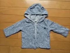 baby GAP リバーシブル くま耳 パーカー 6-12ヶ月
