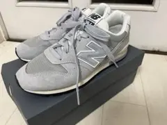 【ほぼ未使用】New Balance CM996CM2 グレー　24cm