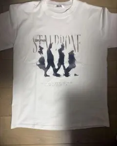 ELEL STAFDRONE UPUPXIA プリントTシャツ ホワイト 半袖