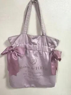 Maison de FLEUR ピンクトートバッグ