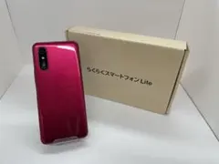 らくらくスマートフォン Lite MR01 赤 - メルカリ
