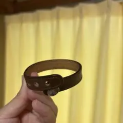 POLO RALPH LAUREN ブラウンレザーベルト ブレスレット