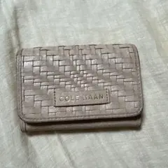 COLE HAAN 名刺入れ カードケース レザー 編み込みのサムネイル