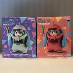 45周年GUNDAM x 初音ミク　シャアザク、ザクフィギュア セット