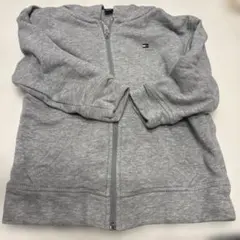 TOMMY HILFIGER ジップアップパーカー グレー XXS