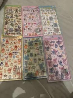 【正規品】ディズニー　スヌーピー　通常サイズ　ボンボンドロップシール　6枚セット