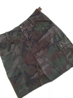 迷彩柄ミニスカート