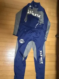 ATHLETA アスレタ ピステ上下セット ネイビー×グレー Mサイズのサムネイル